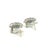 Traditional 1990s Pair of John Hardy Estate Post Palu Clip on Earrings Sterling Silver 22k Yellow Gold For Sale - Image 3 of 5