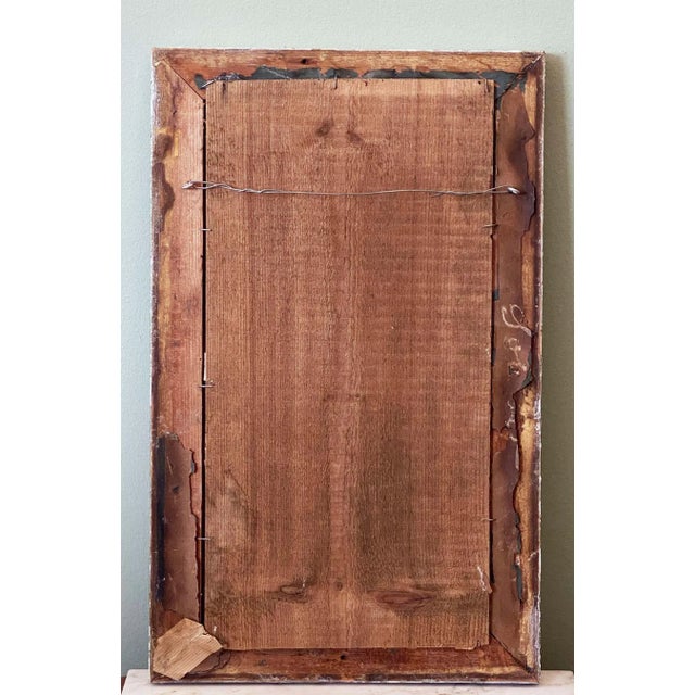 French Rectangular Silver Gilt Wall Mirror (H 19 1/2 X W 12 1/4) For Sale - Image 12 of 13