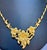 24 Karat Pure Gold Hand Made Yellow Gold Solid Flower Necklace, 37 Gm, 18 Inch For Sale - Image 4 of 18