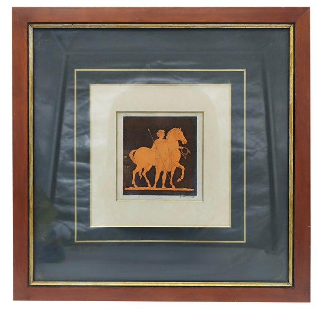 1970s Jean-Baptiste-Claude-Richard De Saint-Non, Castore, 1781, Etching, Framed For Sale - Image 5 of 5