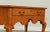 Banks Coldstone by Sarreid Tiger Maple Queen Anne Style Console Table For Sale - Image 9 of 13