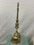 Antique Solid Brass Rose Motif Doorstop For Sale - Image 4 of 8