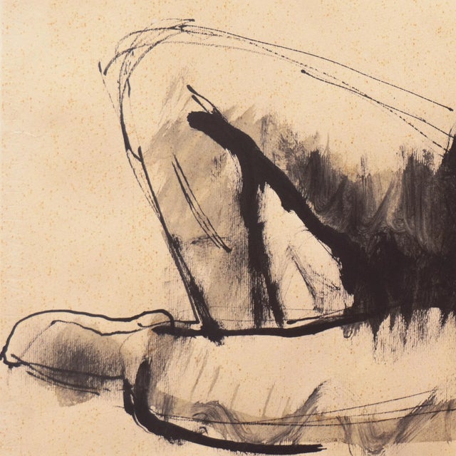 1950s 'Reclining Nude' by Kurt Craemer, 1954, Mid-Century German Expressionist, Düsseldorf, Venice Biennale For Sale - Image 5 of 7