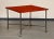 Mid 20th Century Midcentury Bronze and Red Lacquer 2-Piece Dining Table on Casters For Sale - Image 5 of 12
