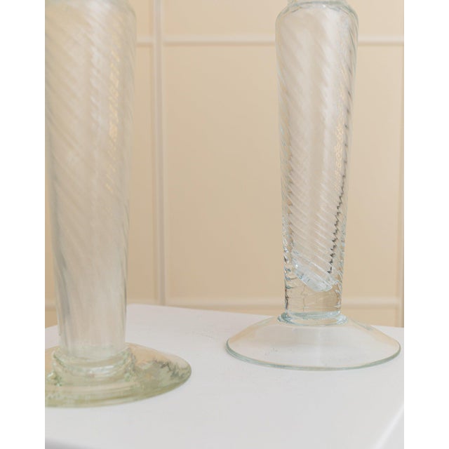 Candleholders in Murano Glass by Franco Moretti, Italy, 1960s, Set of 2 For Sale - Image 8 of 11