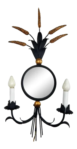 Florentia Italian Mirrored Electric Sconce