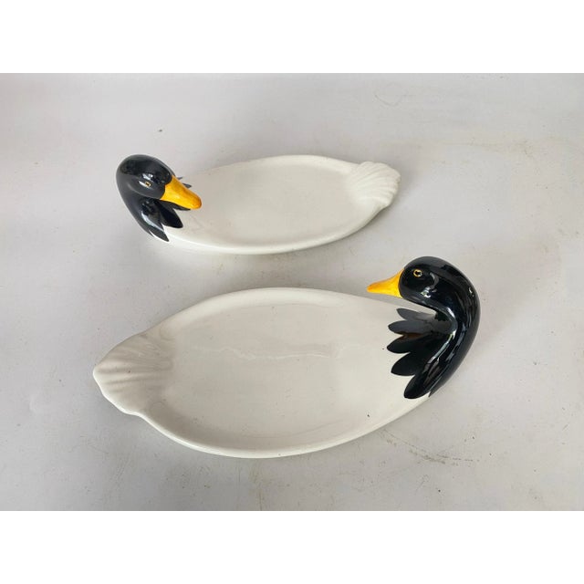 Ceramic Duck Butter Dishes, France, 1970s, Set of 2 For Sale - Image 4 of 8