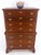 Bracket Feet Solid Mahogany Brass Pull Federal Style 7 Drawer High Chest Dresser For Sale - Image 10 of 18