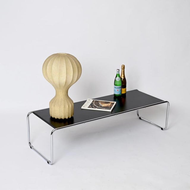 Large Gatto Beige Cocoon Table Lamp by Castiglioni for Flos, Italy, 1960s For Sale - Image 10 of 11