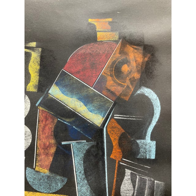 Mid-Century Modern 1960s Paul Nabb Original Painting Mid-Century Modern For Sale - Image 3 of 7