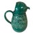 English Majolica Green Bird Jug, 1960 For Sale