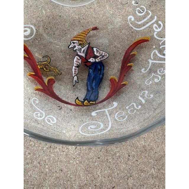 Trinket Tray in Enameled Glass by Émile Gallé For Sale - Image 6 of 9
