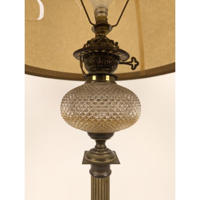 Vintage Oil Table Lamp For Sale - Image 4 of 9