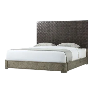Greyed Oak California King Bed