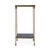Spritely Home Accent Furniture Larkin 11.5 in. W Square Indoor Marble and Iron Side Table with Lower Open Shelf, Green Marble For Sale - Image 4 of 7