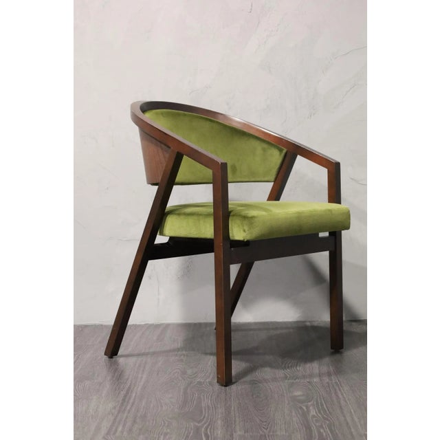 Early 21st Century Set of Four Dining Chairs Attributed to Peter Shelton and Lee Mindel For Sale In Dallas - Image 6 of 11