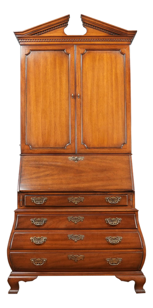 1970s Drexel Bombe Secretary Desk