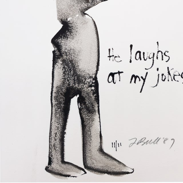 He Laughs at My Jokes - Fran Bull, C. 1987 For Sale - Image 4 of 10