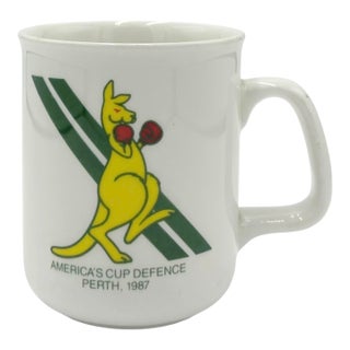 Vintage America's Cup Defence Perth Australia 1987 Mug For Sale