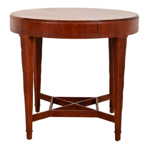 Baker Furniture Federal Cherry Wood Tea Table or Occasional Side Table