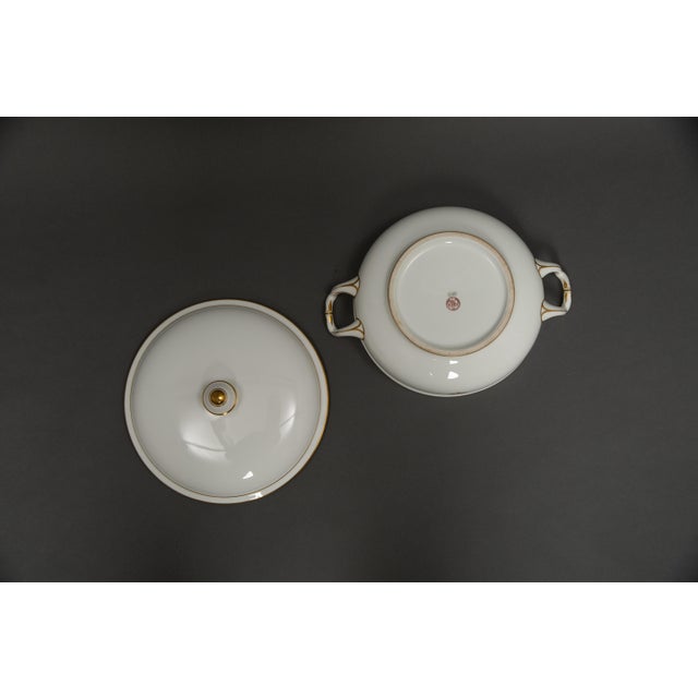 Monogrammed N Sèvres Porcelain Tureen, 1800s For Sale - Image 3 of 6