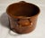 Chocolate Enamelware pot double handle for plants or flower display or use camping