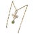 A modern 9 carat yellow gold openwork pendant designed as a celtic knot, formed from symmetrical interwoven wirework and...