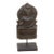 Vintage Carved Wooden Buddha on Stand For Sale