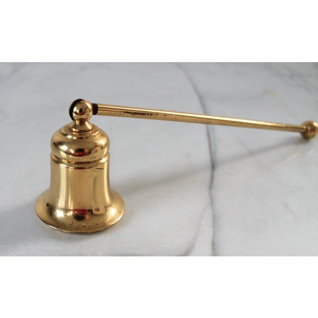 Mid 20th Century Vintage Brass Candle Snuffer For Sale - Image 5 of 8