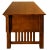Mission Crafters and Weavers Mission Quarter Sawn Oak 5 Drawer Desk - Michael's Cherry For Sale - Image 3 of 9