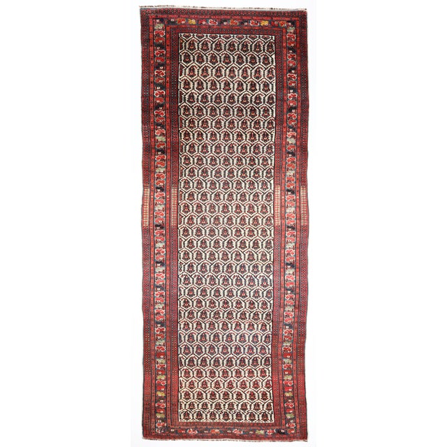 This listing is for an exceptional Antique Collector handknotted Sahsavan Runner rug. i can say the wool is very soft it...