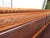 Rare 10ft Arts & Crafts Tiger Oak Leather Bench ~ Train Station or Fraternal Club Seating ~ Limbert / Stickley Craftsman Era For Sale - Image 9 of 18