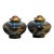 1930s Cloisonne' Salt & Pepper Shakers For Sale