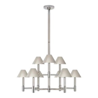 Ralph Lauren Barrett 37 Inch 9 Light Chandelier by Ralph Lauren For Sale