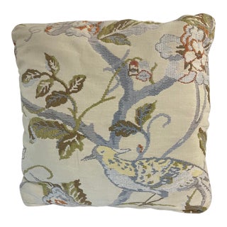 Vintage Handmade Bird Design Pillow For Sale