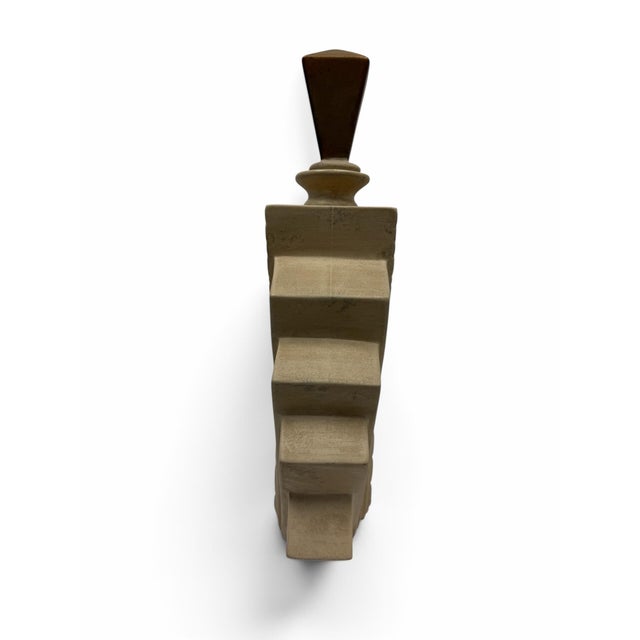 Bring commanding geometric symmetry and architectural drama to your interior with this monumental Art Deco Revival...