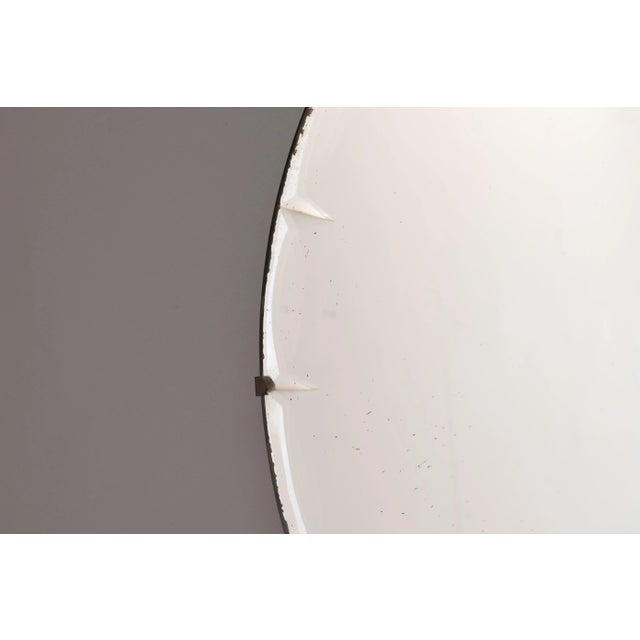 1920s Frameless Circular Mirrors, 1920s, Set of 2 For Sale - Image 5 of 9