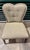 Mid 20th Century Mid 20th Century Upholstery Heart-Back Accent Chair For Sale - Image 5 of 6