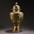 Bronze Ginger Jar With Gold & Silver Inlay - Archaic Lidded Urn For Sale - Image 4 of 9