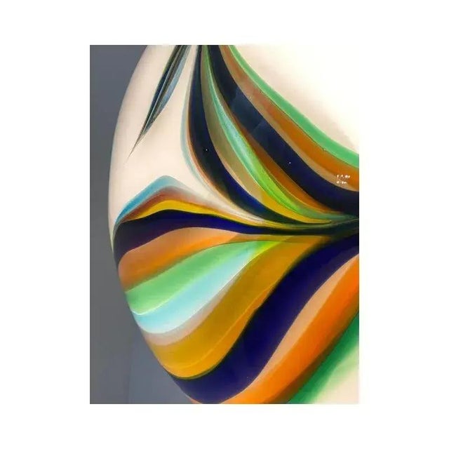 White Murano Glass Wall Lights by Simoeng, Set of 2 For Sale - Image 12 of 13
