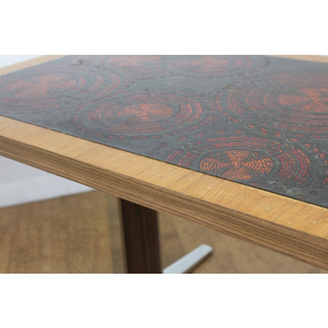 Raise and Lower Ceramic Coffee Table, 1970s For Sale - Image 13 of 18