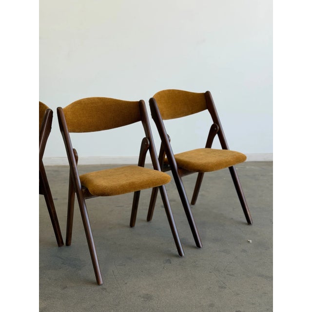 Wood Vintage Folding Chairs - Set of Four For Sale - Image 7 of 18