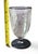 Set 5 Vintage Black Footed & Rimmed Etched Crystal Glass Stemware Juice Glasses. 1930s For Sale In New York - Image 6 of 8