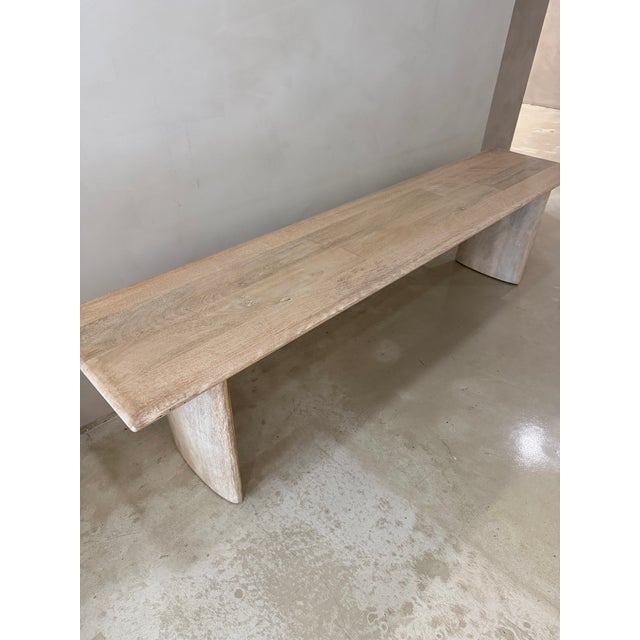 Modern West Elm Dining Benches For Sale - Image 3 of 3