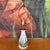 Mid-Century Modern Royal Copenhagen Petite Hand Painted Floral Table Lamp For Sale - Image 3 of 11