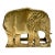 Vintage Decorative Brass Elephant Letter Rack For Sale