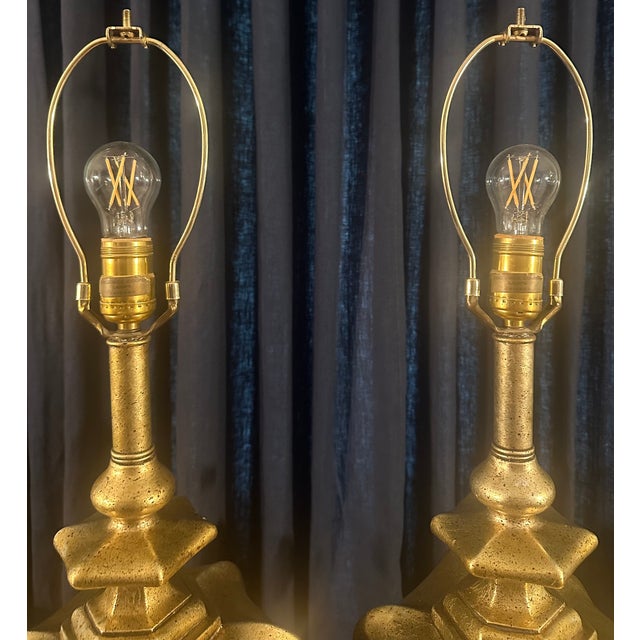 Vintage Frederick Cooper Chinoiserie Lamps - A Pair. For Sale - Image 10 of 14