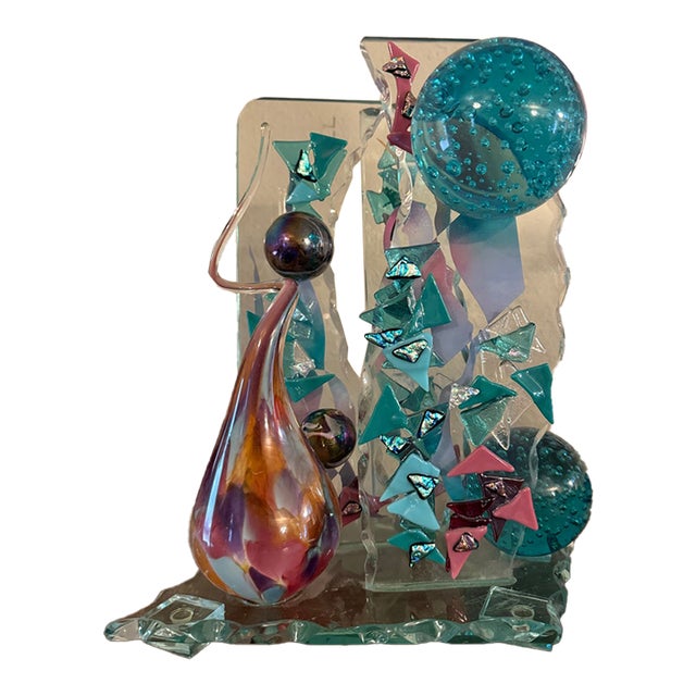 Steve Brewster Glass Art Sculpture For Sale