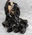 Mid 20th Century Vintage Asian Chinoiserie Hollywood Regency Women Dancer Porcelain Sculpture For Sale - Image 5 of 9