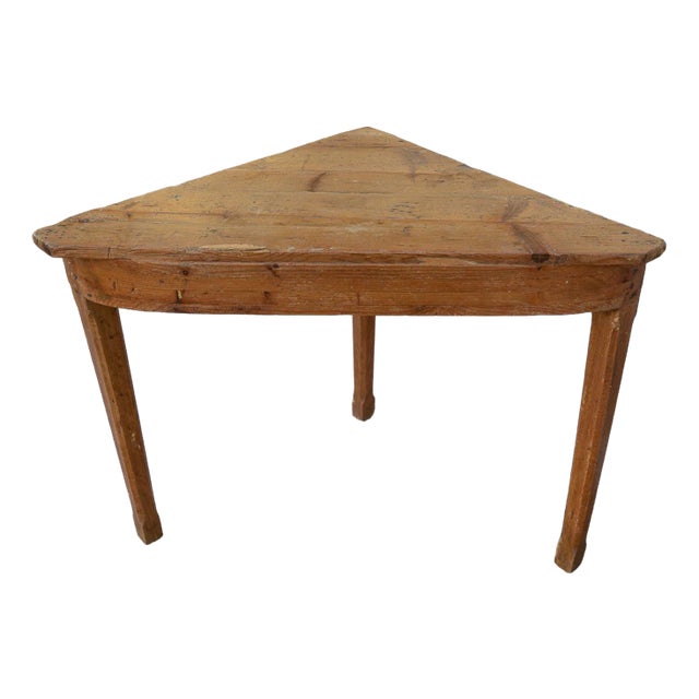 Table Console in Fir Wood, Italy, 1800s For Sale